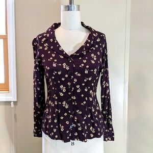 Vintage Tweeds 1940's Floral Top